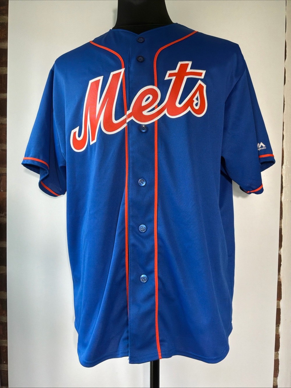 Majestic New York Mets Noah Syndergaard #34 Stitched Jersey Size XL